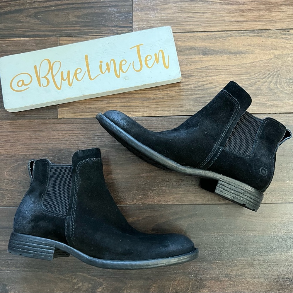 Born Cove Suede Ankle Boots NWOT